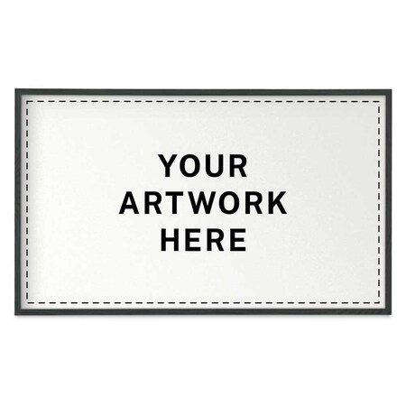 United Visual Products Drop-In Shadowbox, 18"x24", Cherry/Surf UVSB1824-CHERRY-SURF